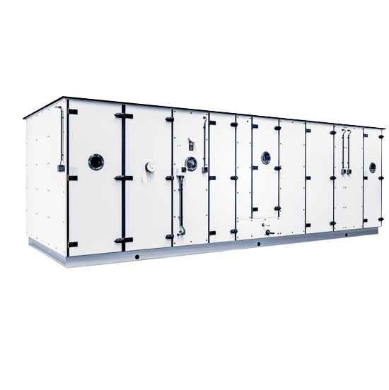 Modulares RLT‑Gerät der Baureihe HygCond mit Hygienezertifikat