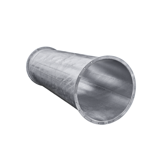 Robuste geschweißte Rohrleitung für die Prozesslufttechnik