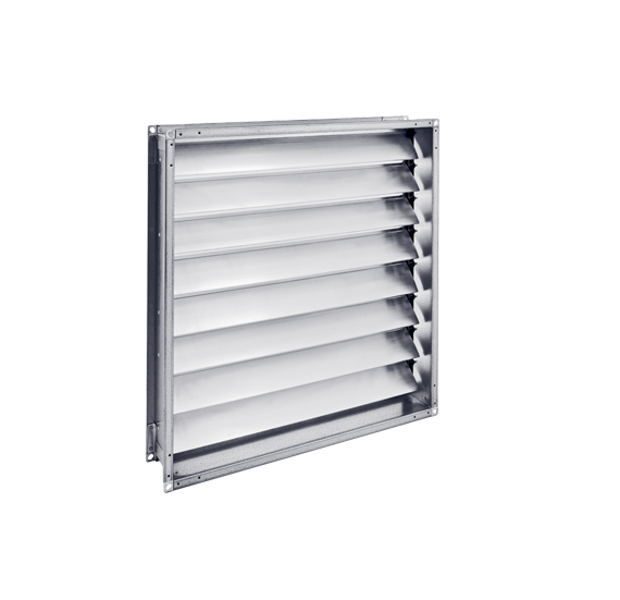 Überdruckklappe zur Absperrung und Luftstromregelung